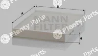 MANN-FILTER CU2842 — Filter, cabin air