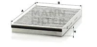 MANN-FILTER CUK3054 — Filter, cabin air