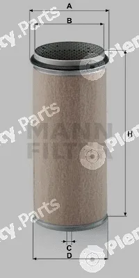 MANN-FILTER CF1620 — Secondary Air Filter
