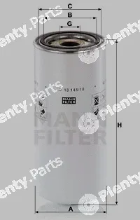 MANN-FILTER WD13145/18 — Oil Filter
