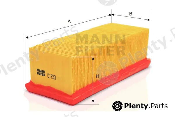 MANN-FILTER C1733 — Air Filter