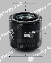 MANN-FILTER W10050 — Oil Filter
