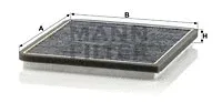 MANN-FILTER CUK20010 — Filter, cabin air