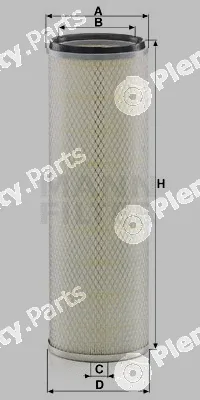 MANN-FILTER CF16219x — Secondary Air Filter