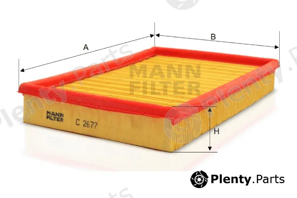 MANN-FILTER C2677 — Air Filter