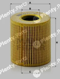 MANN-FILTER HU711/51x — Oil Filter