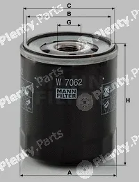 MANN-FILTER W7062 — Oil Filter
