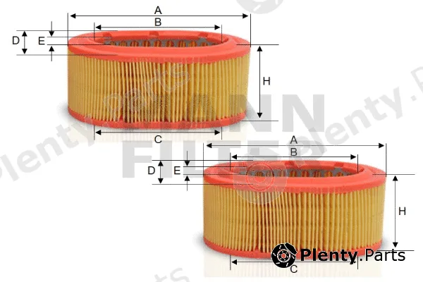 MANN-FILTER C1513-2 — Air Filter