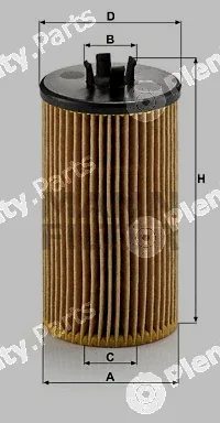 MANN-FILTER HU612/2x — Oil Filter