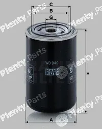MANN-FILTER WD940 — Oil Filter