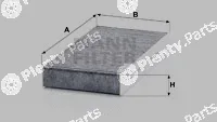 MANN-FILTER CUK2327-2 — Filter, cabin air