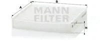 MANN-FILTER CU1827 — Filter, cabin air