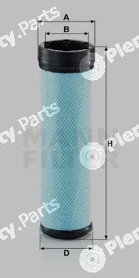 MANN-FILTER CF10008 — Secondary Air Filter