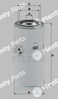 MANN-FILTER WK929x — Fuel Filter