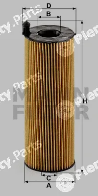 MANN-FILTER HU831x — Oil Filter