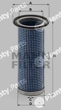 MANN-FILTER CF84x — Secondary Air Filter