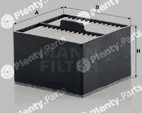 MANN-FILTER PU910 — Fuel Filter