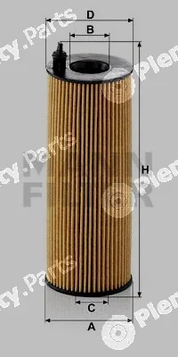 MANN-FILTER HU721/5x — Oil Filter