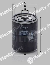 MANN-FILTER W7037 — Oil Filter