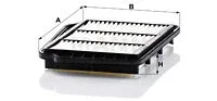 MANN-FILTER C3028 — Air Filter