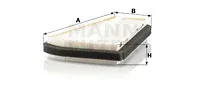 MANN-FILTER CU17003 — Filter, cabin air