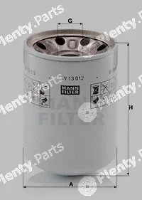 MANN-FILTER W13012 — Filter, operating hydraulics