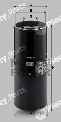 MANN-FILTER WP12300 — Oil Filter