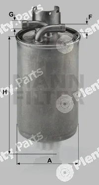 MANN-FILTER WK829 — Fuel Filter