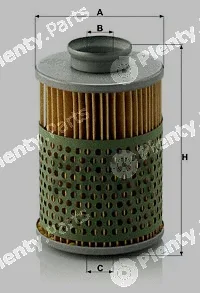 MANN-FILTER H815n — Oil Filter