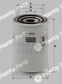 MANN-FILTER W9035 — Oil Filter