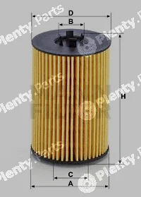 MANN-FILTER HU7020z — Oil Filter