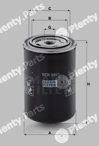MANN-FILTER WDK940/1 — Fuel Filter