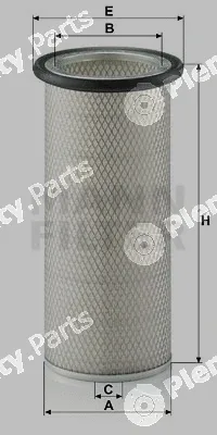 MANN-FILTER C17124 — Secondary Air Filter