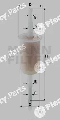 MANN-FILTER WK32 — Fuel Filter
