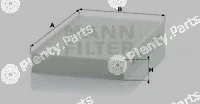 MANN-FILTER CU1629 — Filter, cabin air