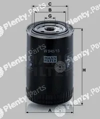 MANN-FILTER W940/15n — Oil Filter