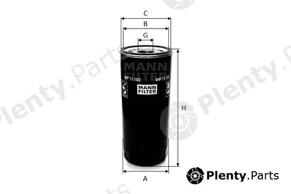 MANN-FILTER WP11102 — Oil Filter