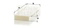 MANN-FILTER CU26014-2 — Filter, cabin air