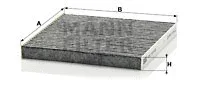 MANN-FILTER CUK18002 — Filter, cabin air