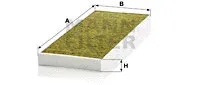MANN-FILTER FP50001 — Filter, cabin air FreciousPlus