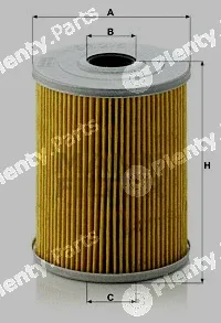 MANN-FILTER H932/5x — Oil Filter