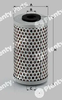 MANN-FILTER H601/6 — Hydraulic Filter, steering