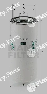 MANN-FILTER W13145/6 — Oil Filter