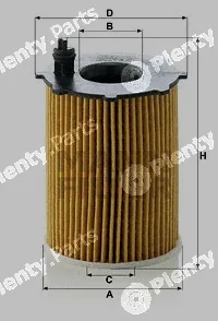 MANN-FILTER HU716/2x — Oil Filter