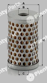 MANN-FILTER H53/3 — Oil Filter