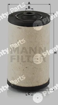 MANN-FILTER BFU811 — Fuel Filter