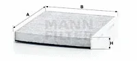 MANN-FILTER CUK26021 — Filter, cabin air