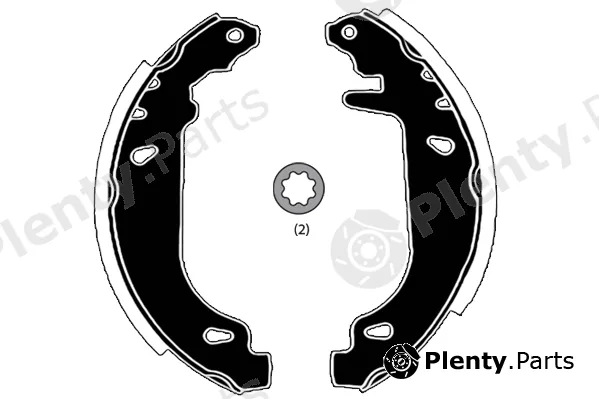 Raicam RA24880 — Brake Shoe Set
