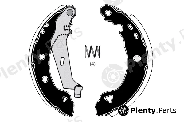 Raicam RA27650 — Brake Shoe Set