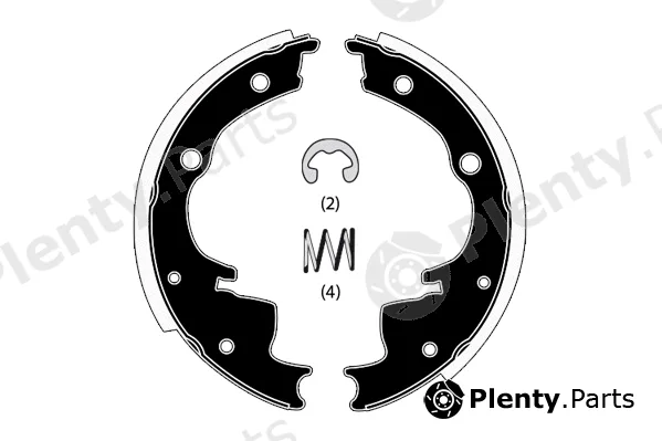 Raicam RA20240 — Brake Shoe Set